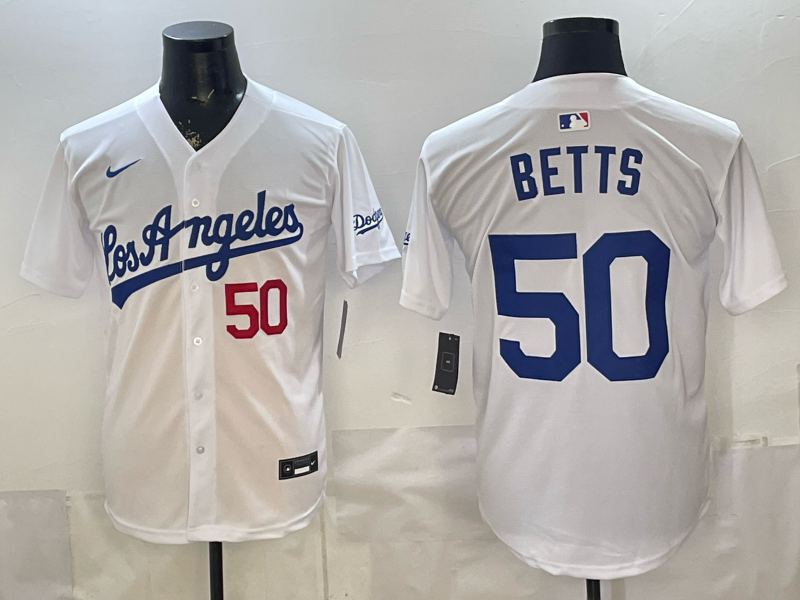 Men Los Angeles Dodgers #50 Betts white Game 2026 Nike MLB Jersey 4014002